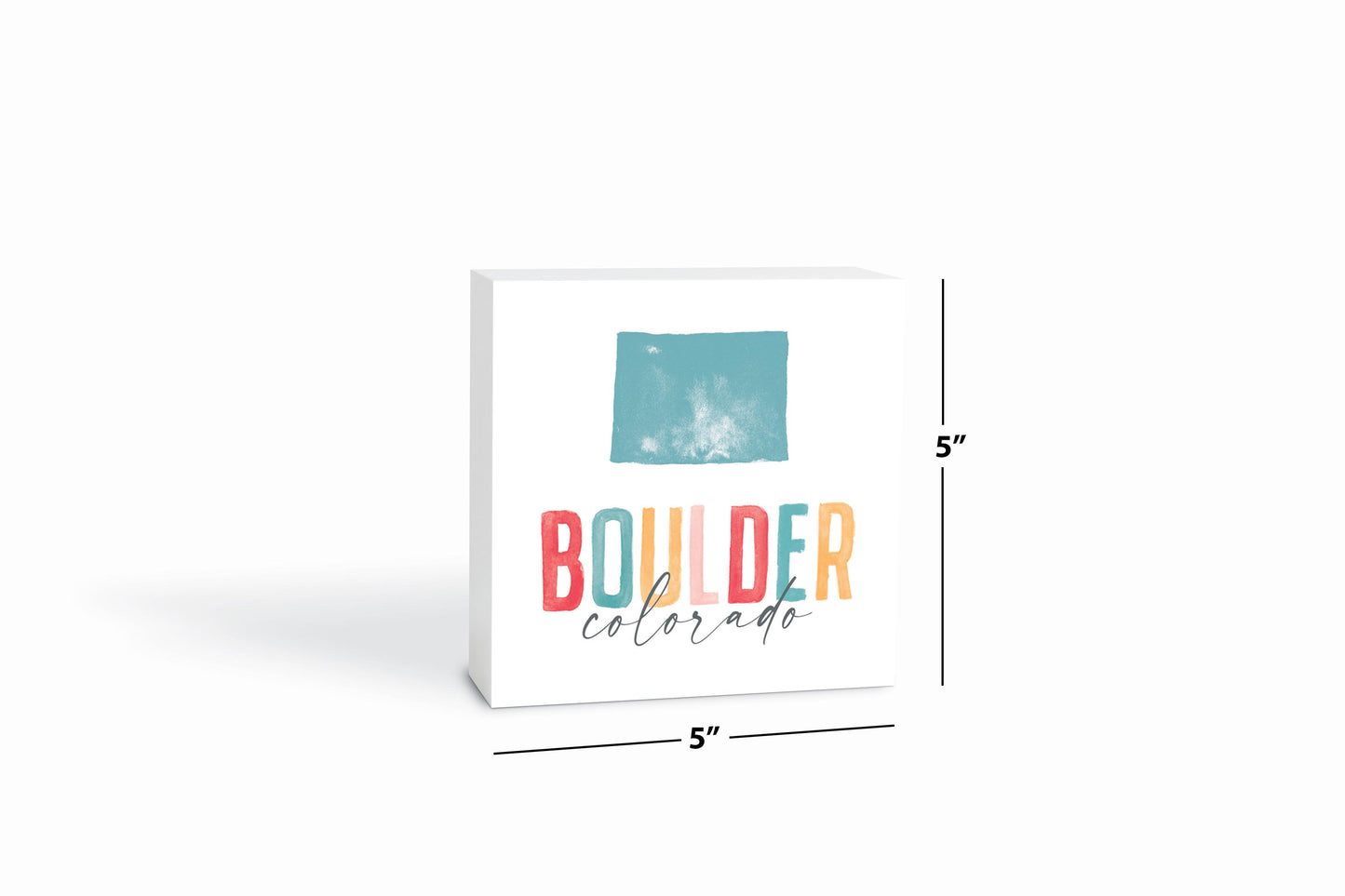 Watercolor City Boulder Colorado