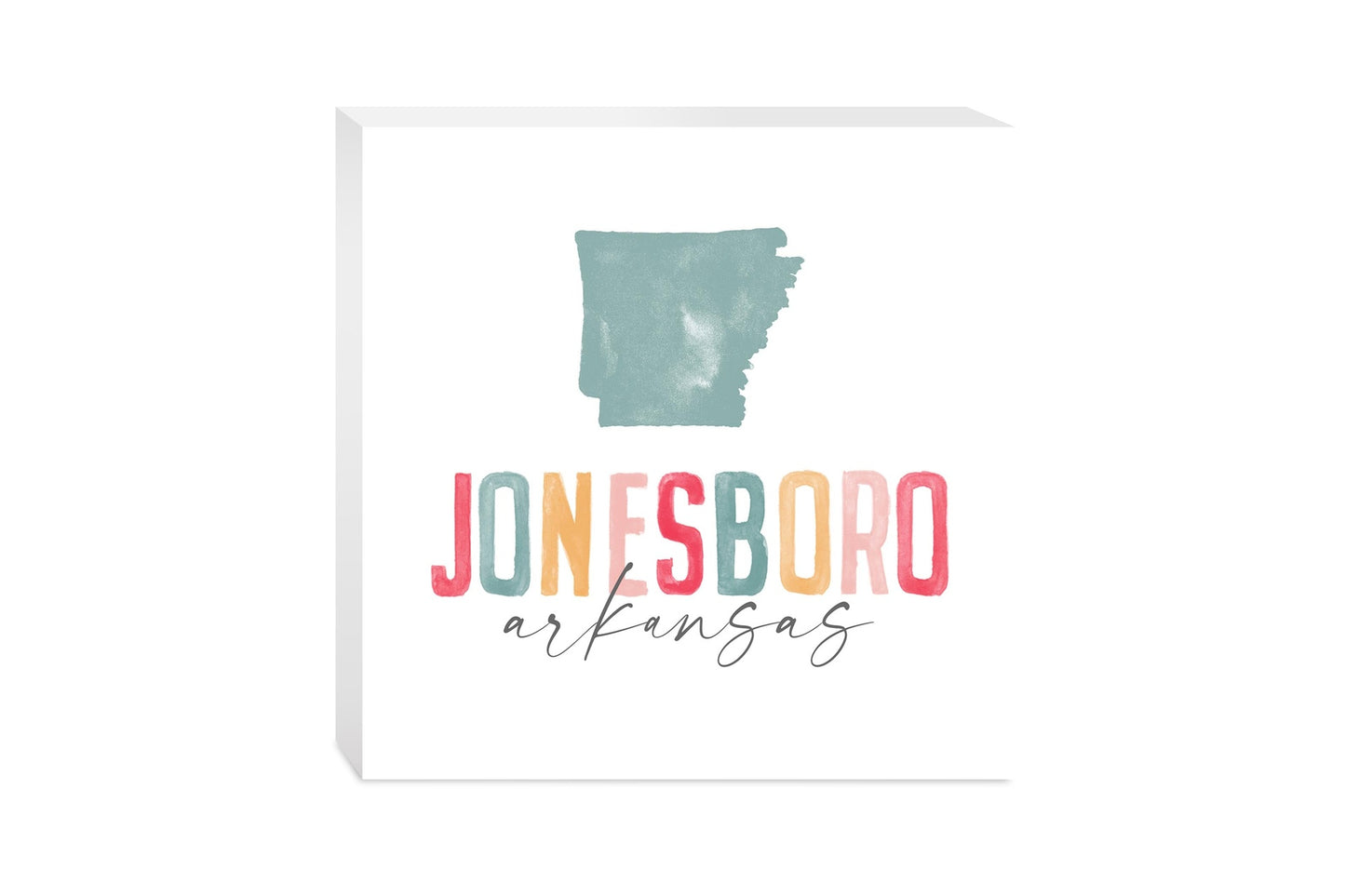 Box Sign 5x5-Local Watercolor City 1