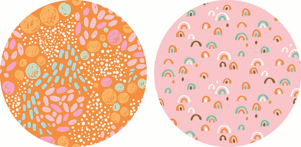 Car Coaster 2-Pack Kalia Lane-Bright Whimsical Patterns -9