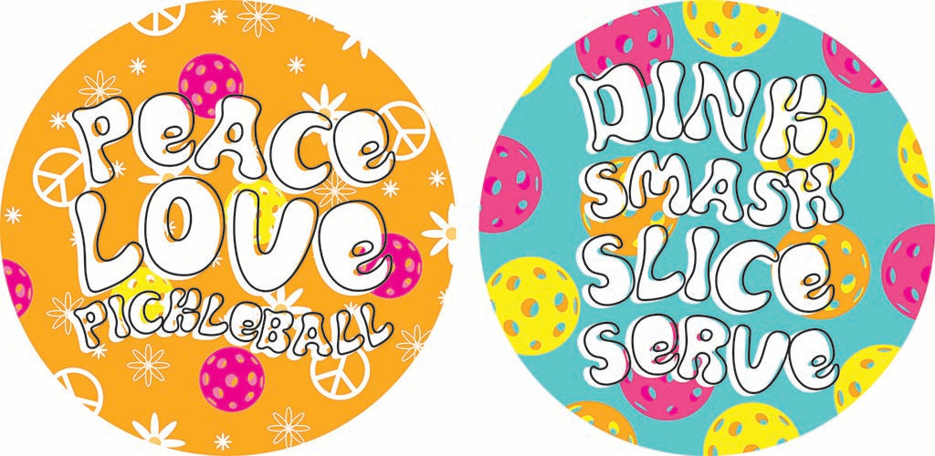 Car Coaster 2-Pack Kalia Lane-Pickleball Peace Love & Dink Smash -9