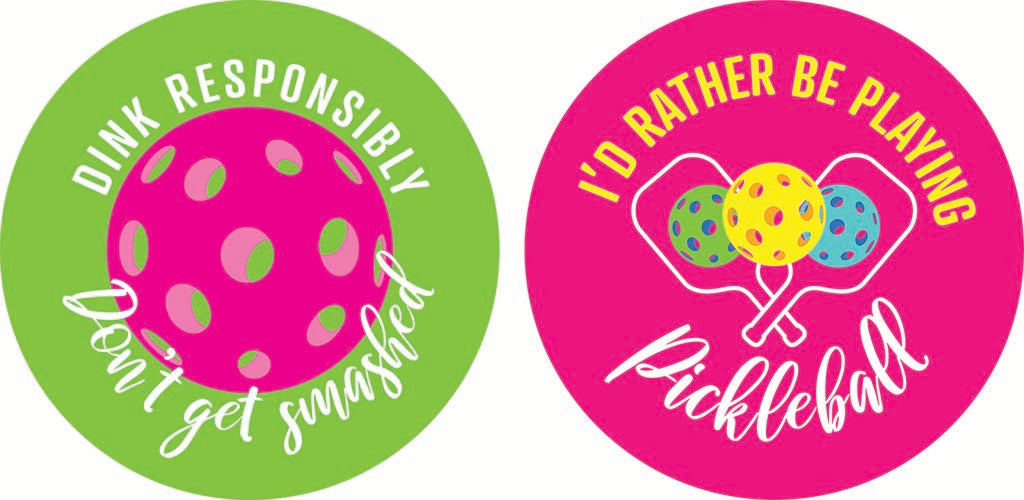 Car Coaster 2-Pack Kalia Lane-Dink Responsibly & Rather Pickleball -9