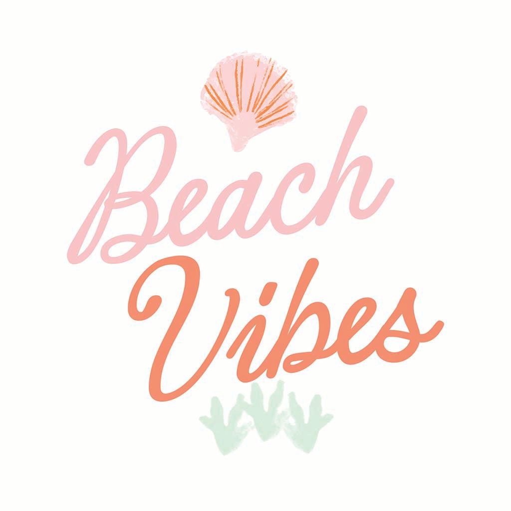Ceramic Round Coaster-Beach Vibes -7