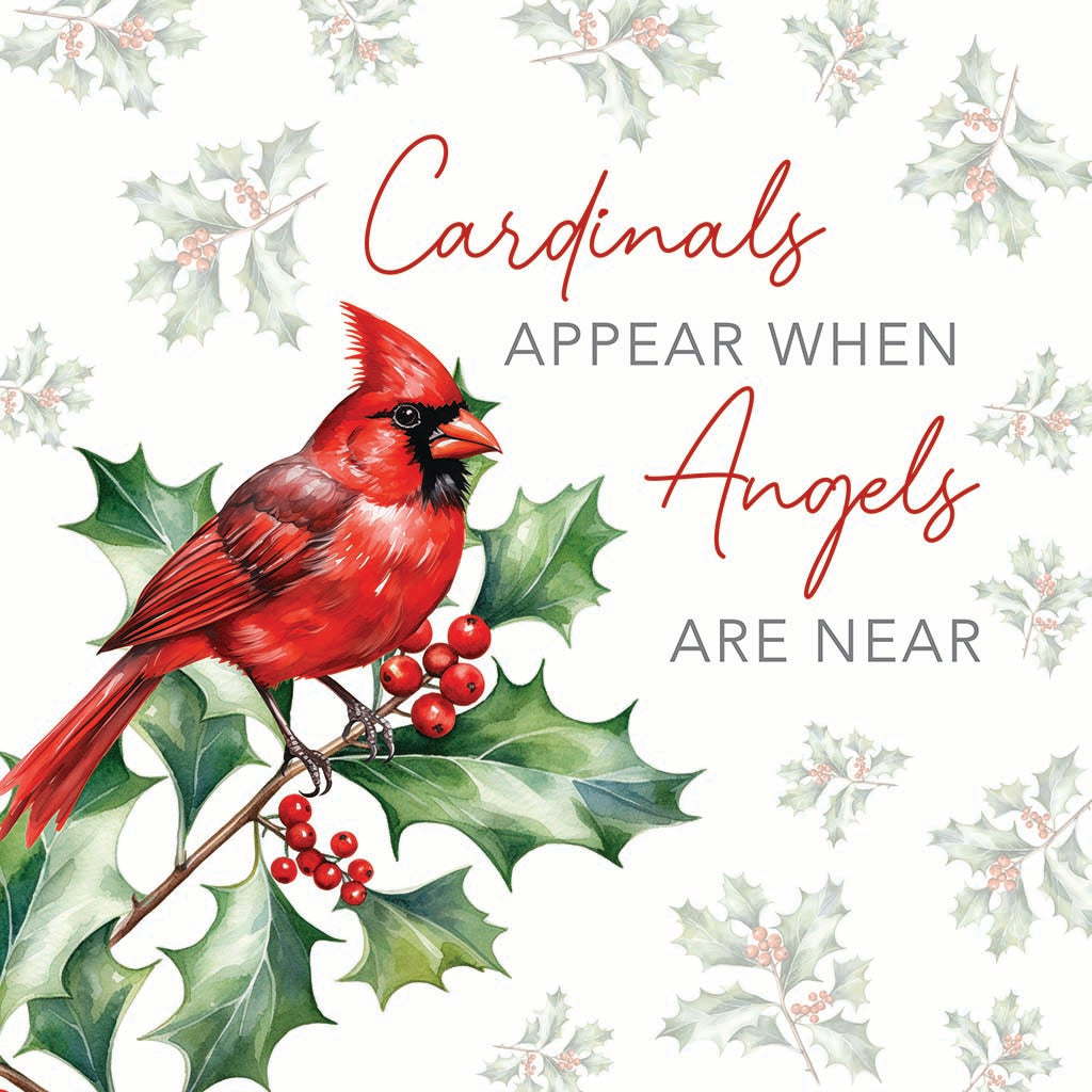Car Coaster-Cardinal Christmas Angels Are Near -7