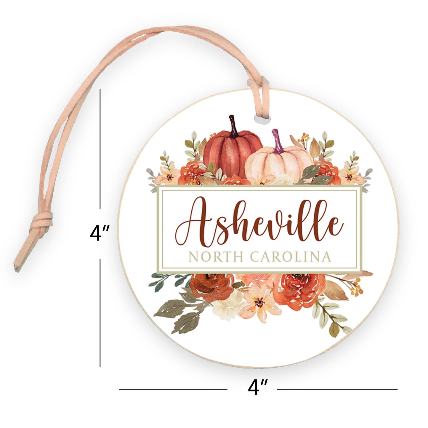 Love+Local 4in Round Ornament | Fall & Harvest Pumpkins
