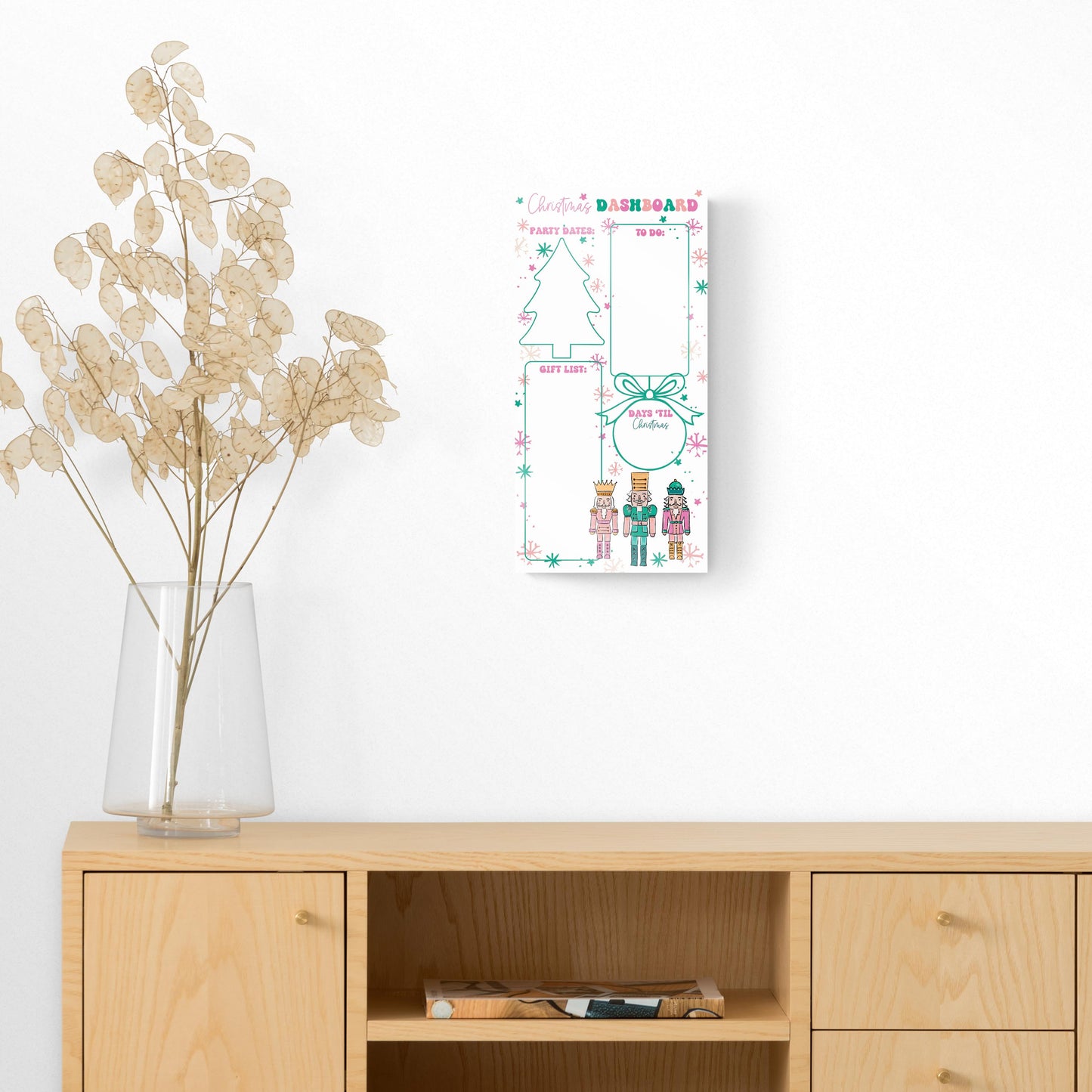 Confetti Nutcracker Christmas Dashboard | 8x16