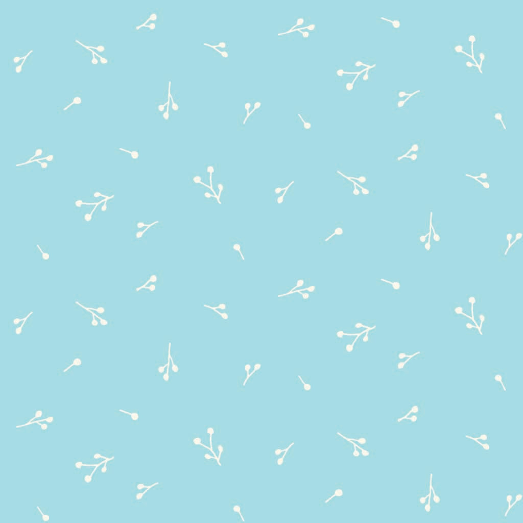 Car Coaster-Bright Whimsical Blue Pattern -7