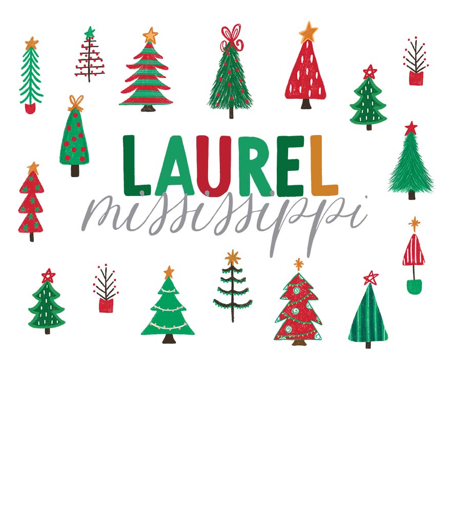 Gildan Sweatshirt White-Love + Local Whimsy Wonderland Traditional -5