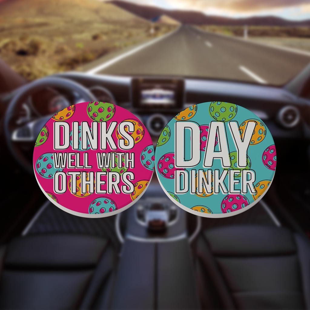 Neon Pickleball Dinks Well & Day Dinker | 2.65x2.65