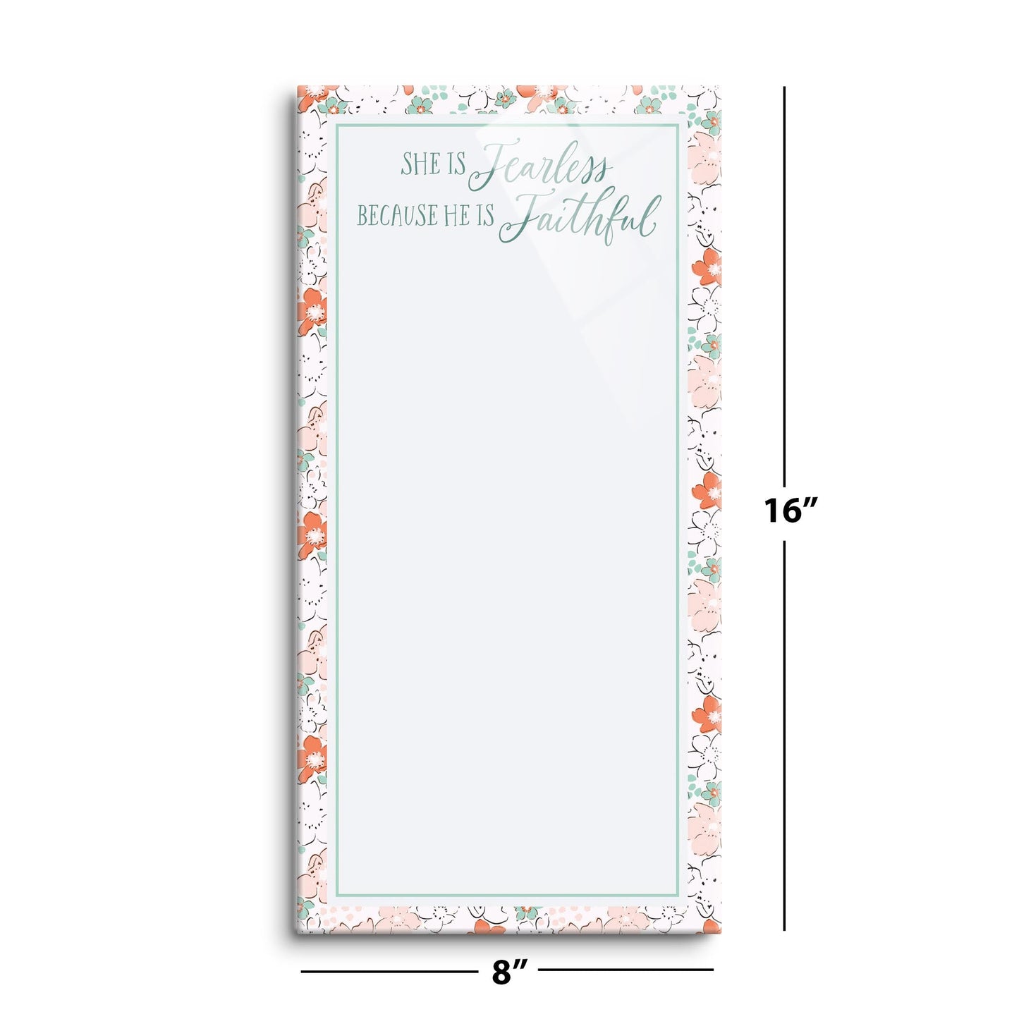 Clairmont & Co Faith She Is Fearless Notes | 8x16