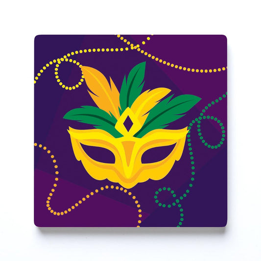 Mardi Gras Mask & Beads | 4x4