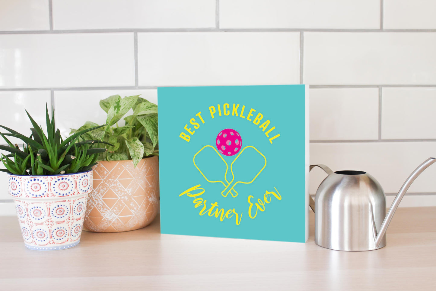 Neon Pickleball Best Pickleball Partner Ever | 10x10