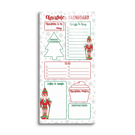 Classic Candyland Nutcracker Christmas Dashboard | 8x16