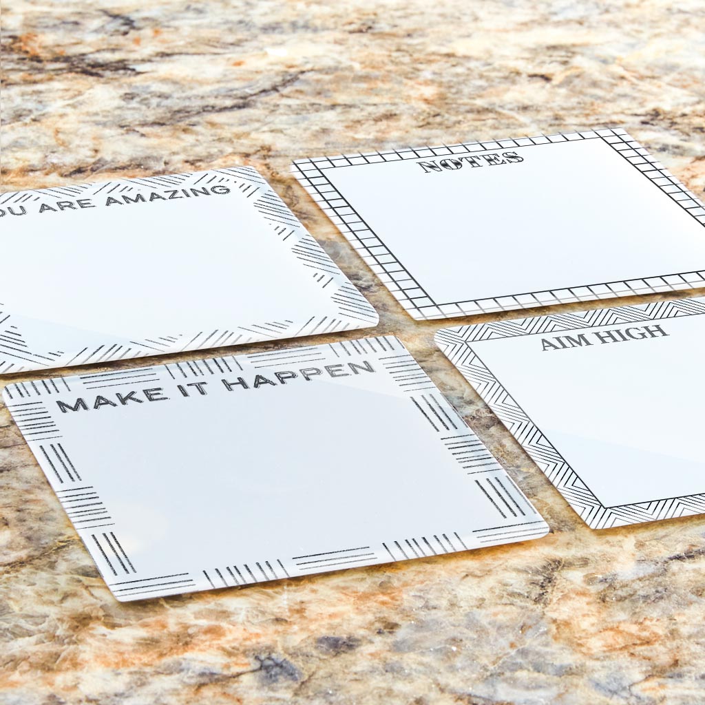 Clear Reminders Black & White Best Sellers | 4x4