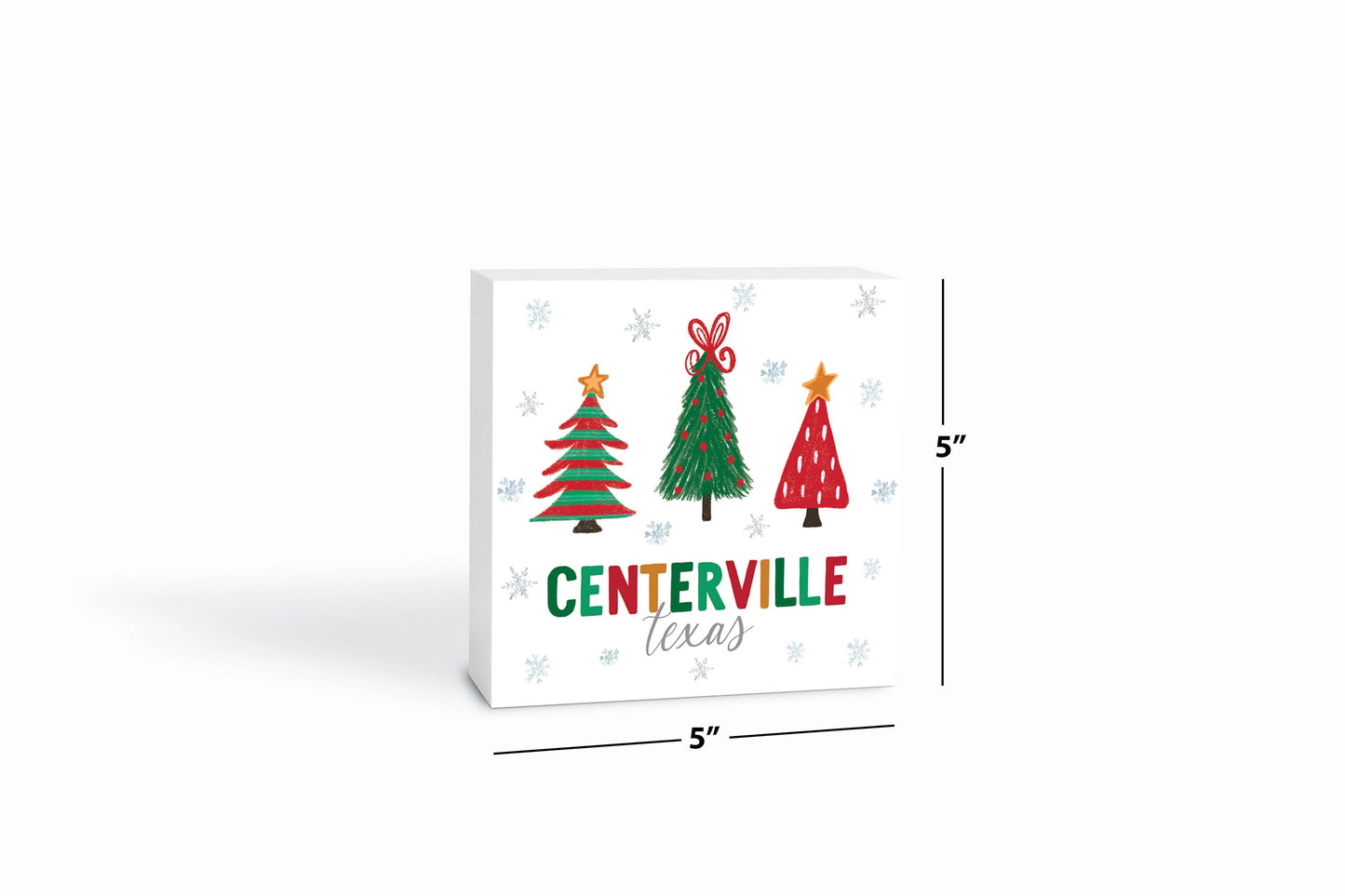 Whimsy Wonderland Love Local Box Sign 5x5 - Traditional