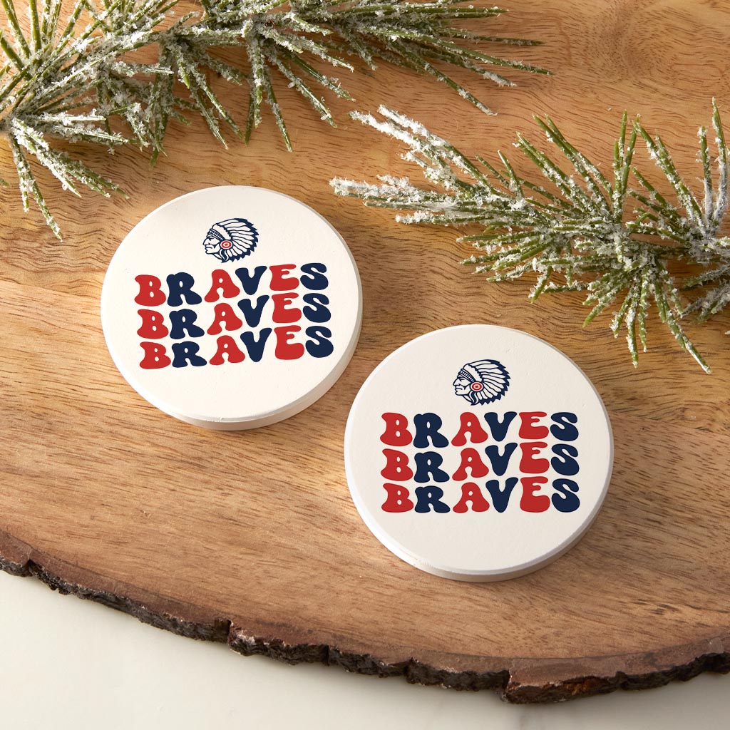 Clairmont & Co Game Day Wave Braves | 2.65x2.65