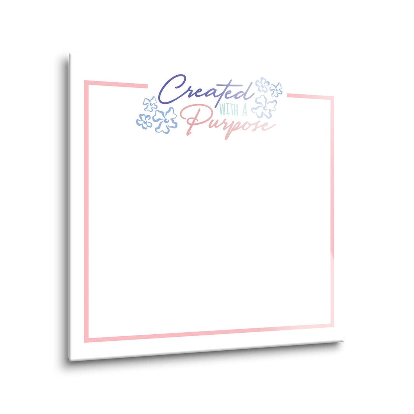 Clairmont & Co Faith Created With Purpose Notes | 8x8