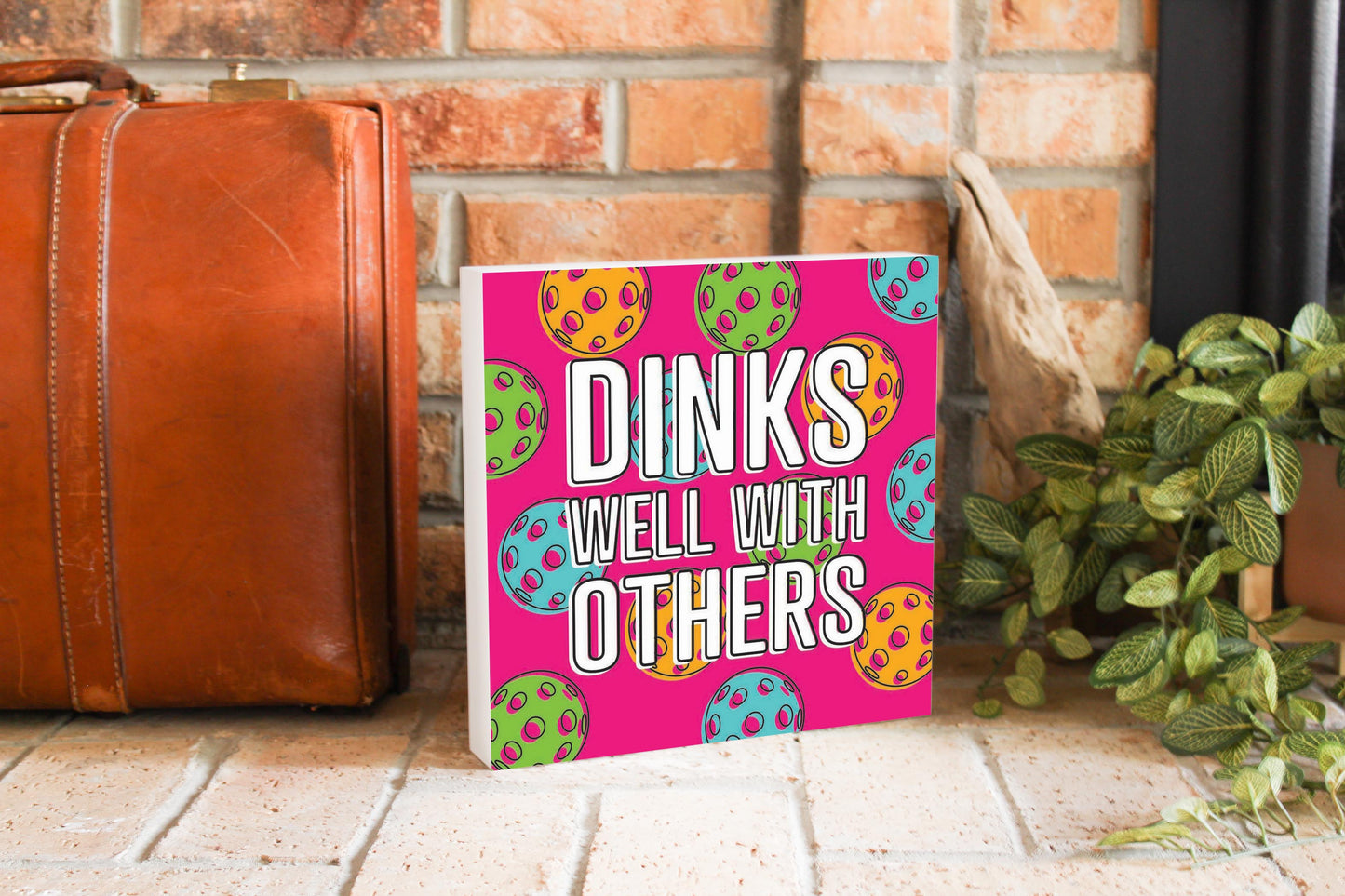 Neon Pickleball Dinks Well | 10x10