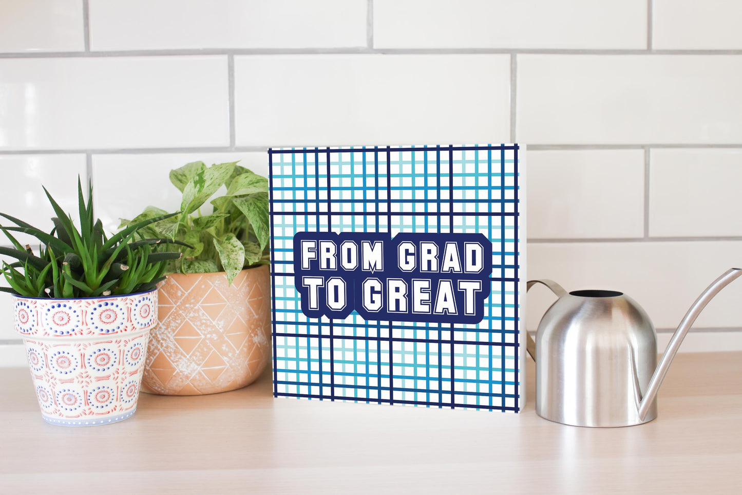 From Grad To Great Blue Grid | 10x10