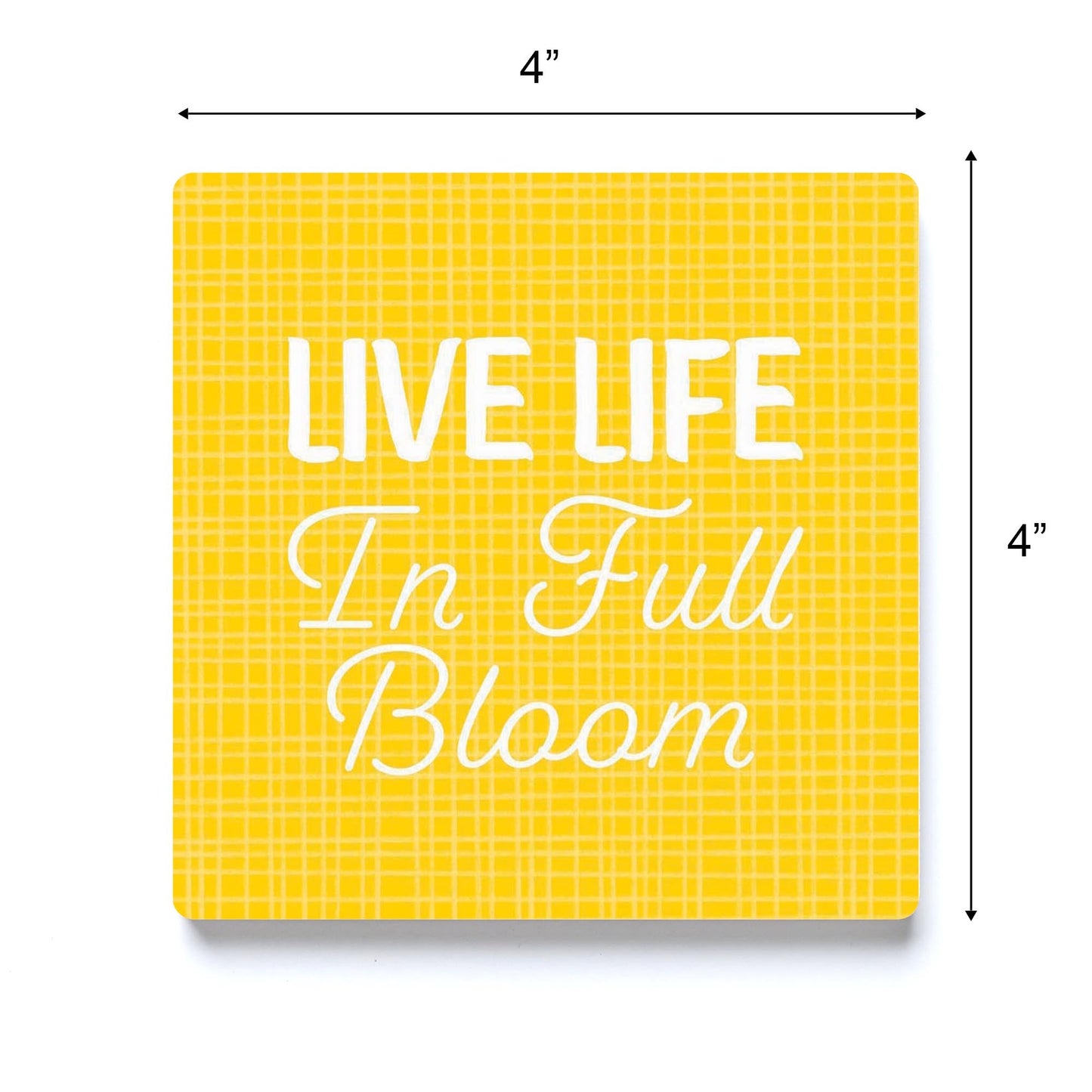 Spring Pastel Live Life In Full Bloom | 4x4