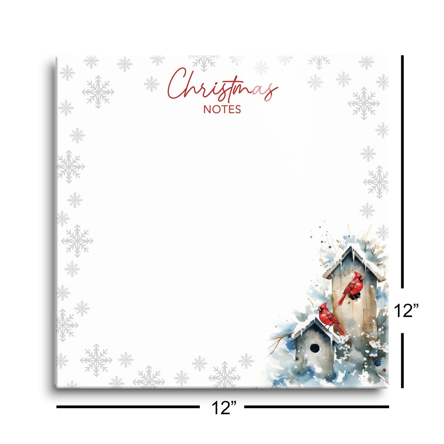 Classic Cardinals Christmas Notes | 12x12