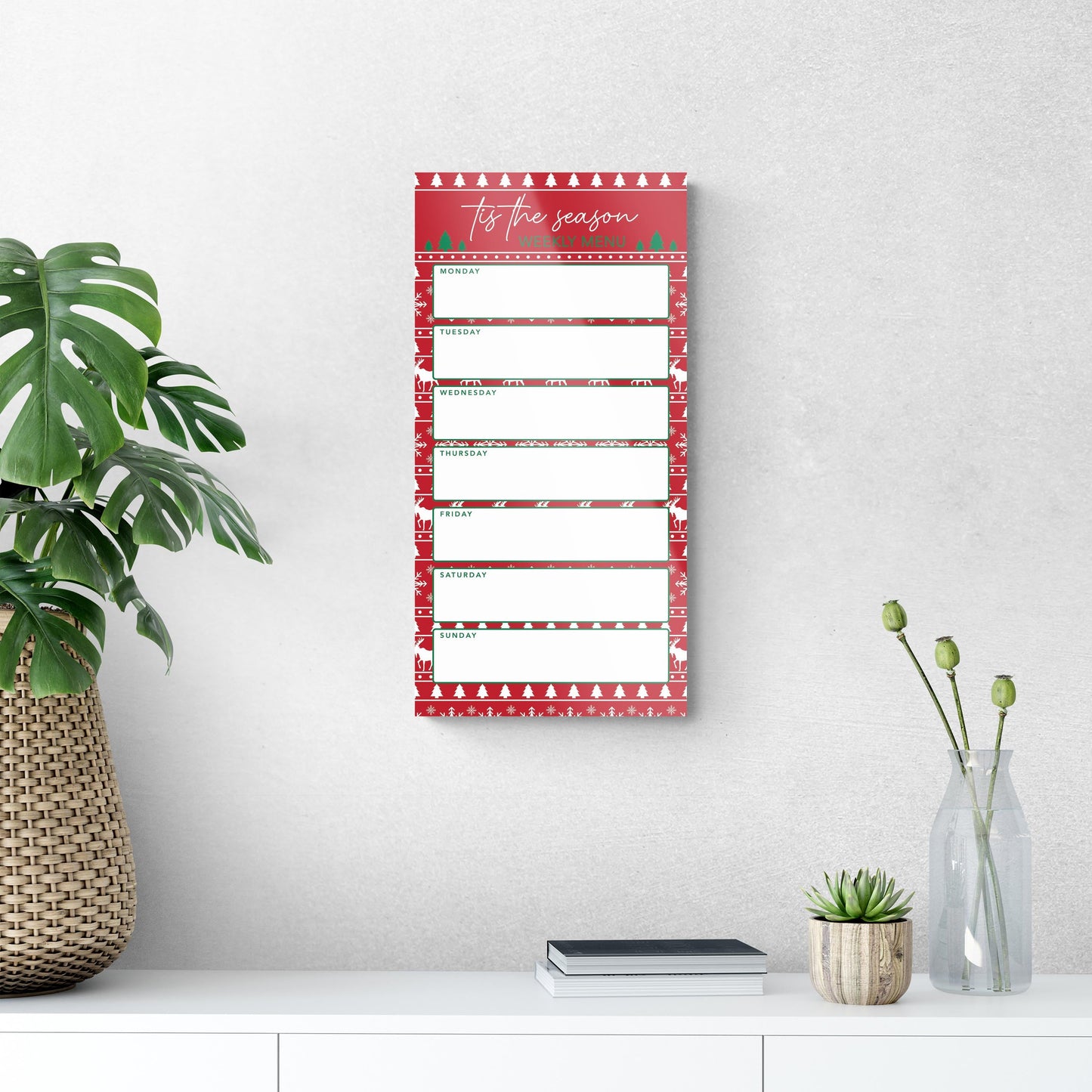Classy Christmas Menu Board | 12x24