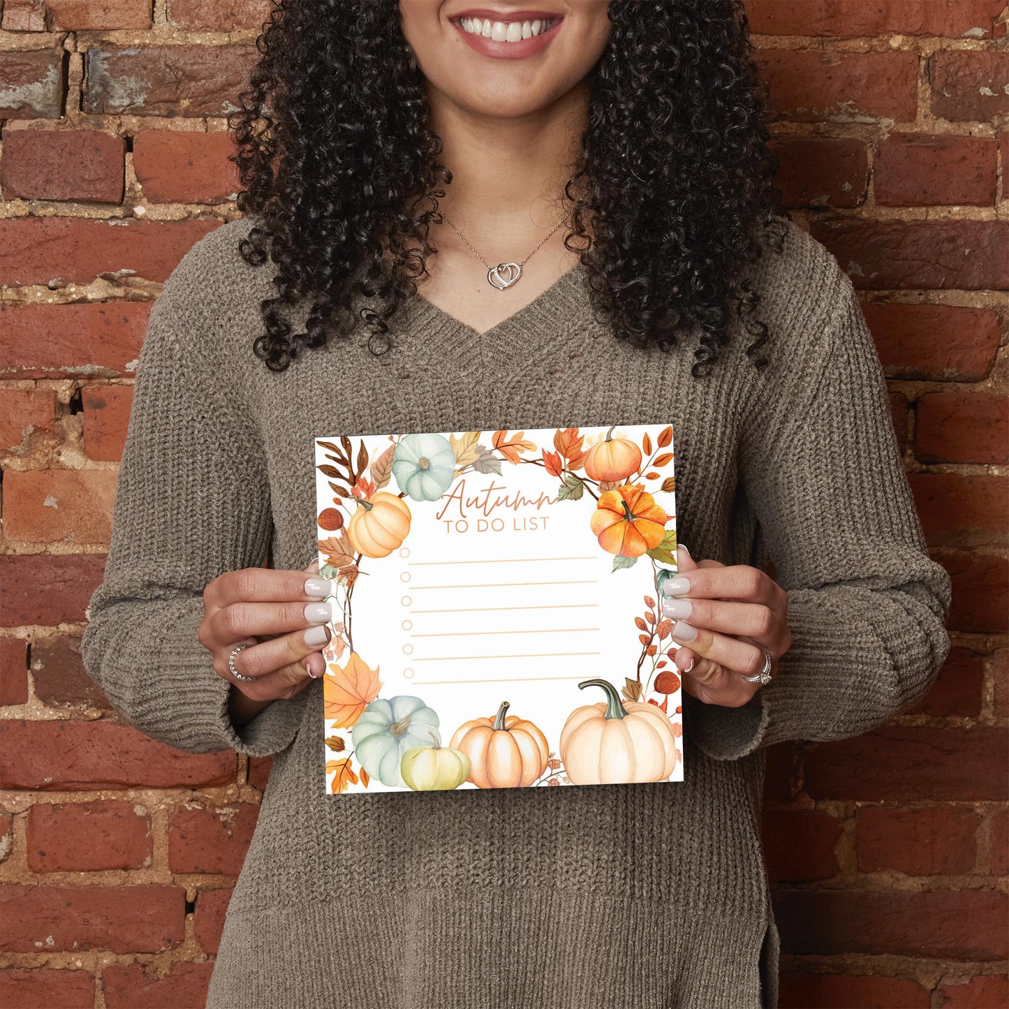 Autumn Pumpkins and Leaves To Do List | 8x8