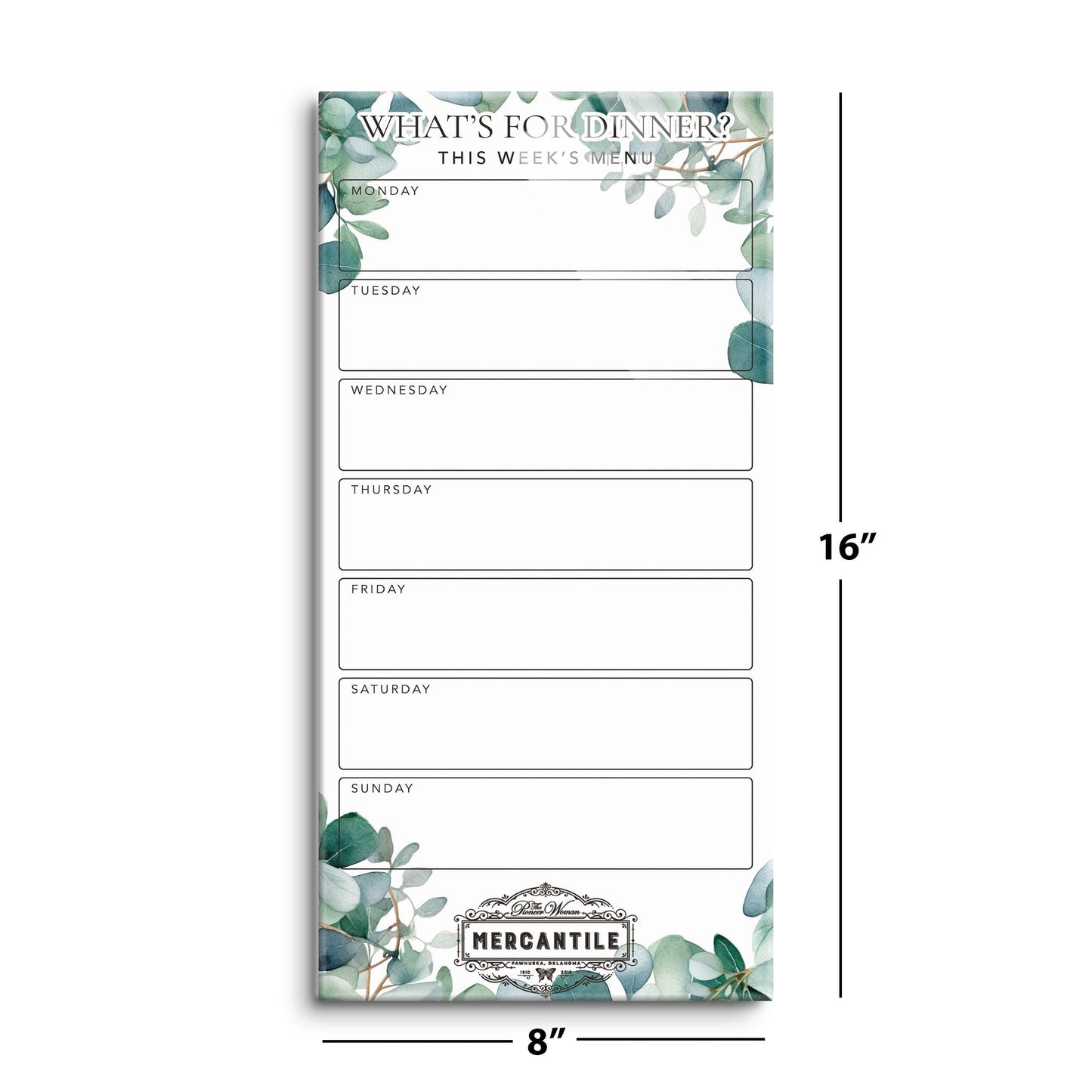 Eucalyptus What's For Dinner Mercantile | 8x16