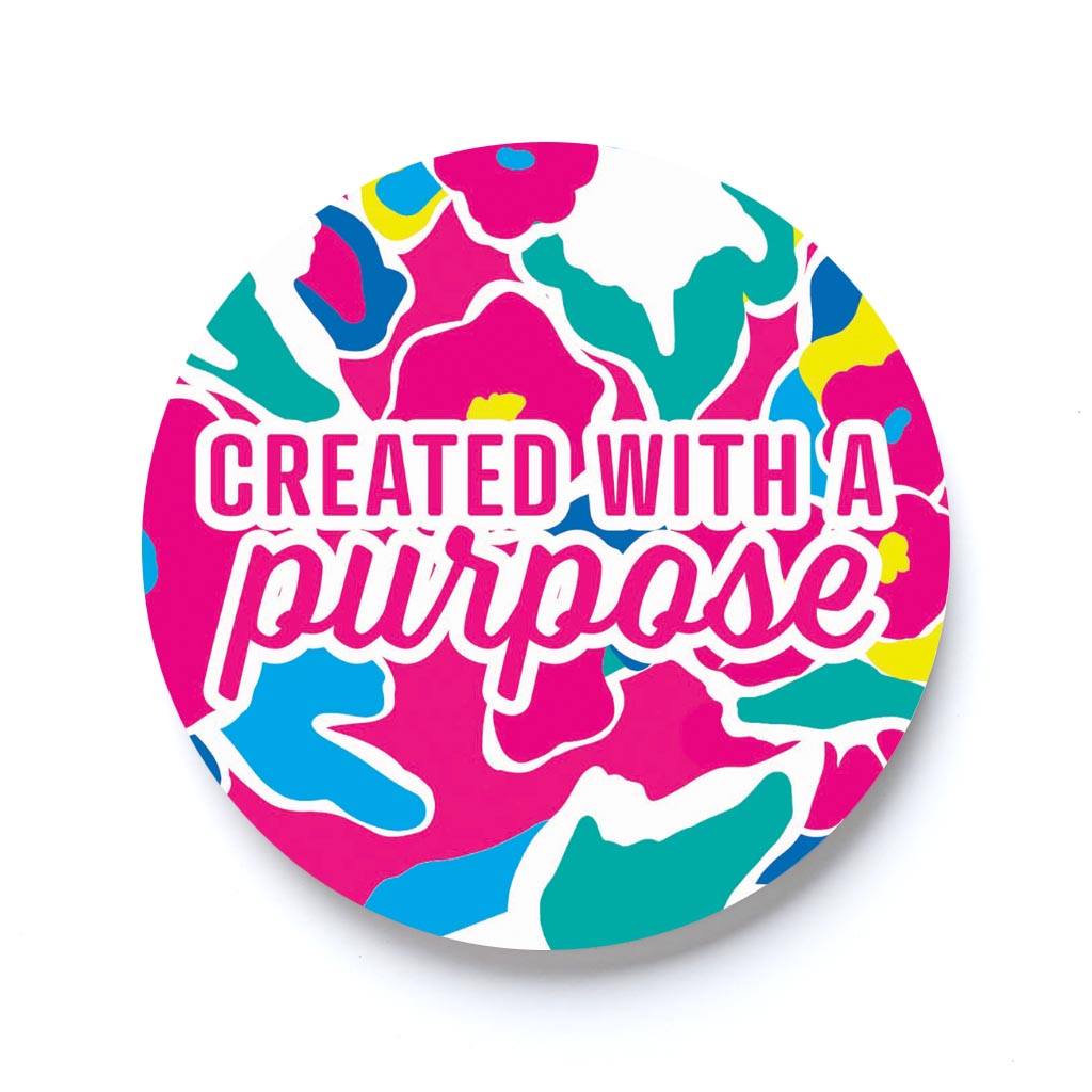 Created With Purpose Bright Pattern | 2.65x2.65
