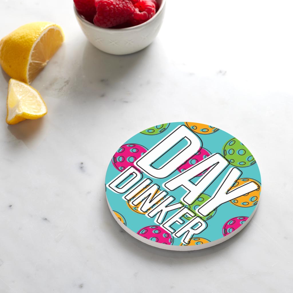 Neon Pickleball Day Dinker Blue | 4x4