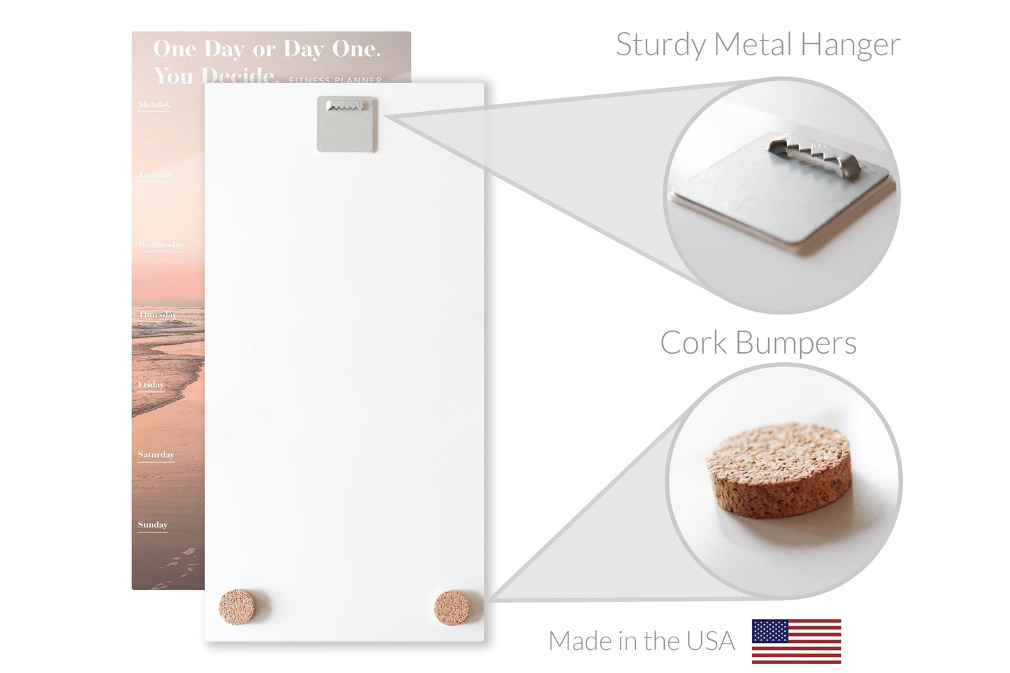 Neutral Sunset Beach Day One Fitness Tracker | 12x24