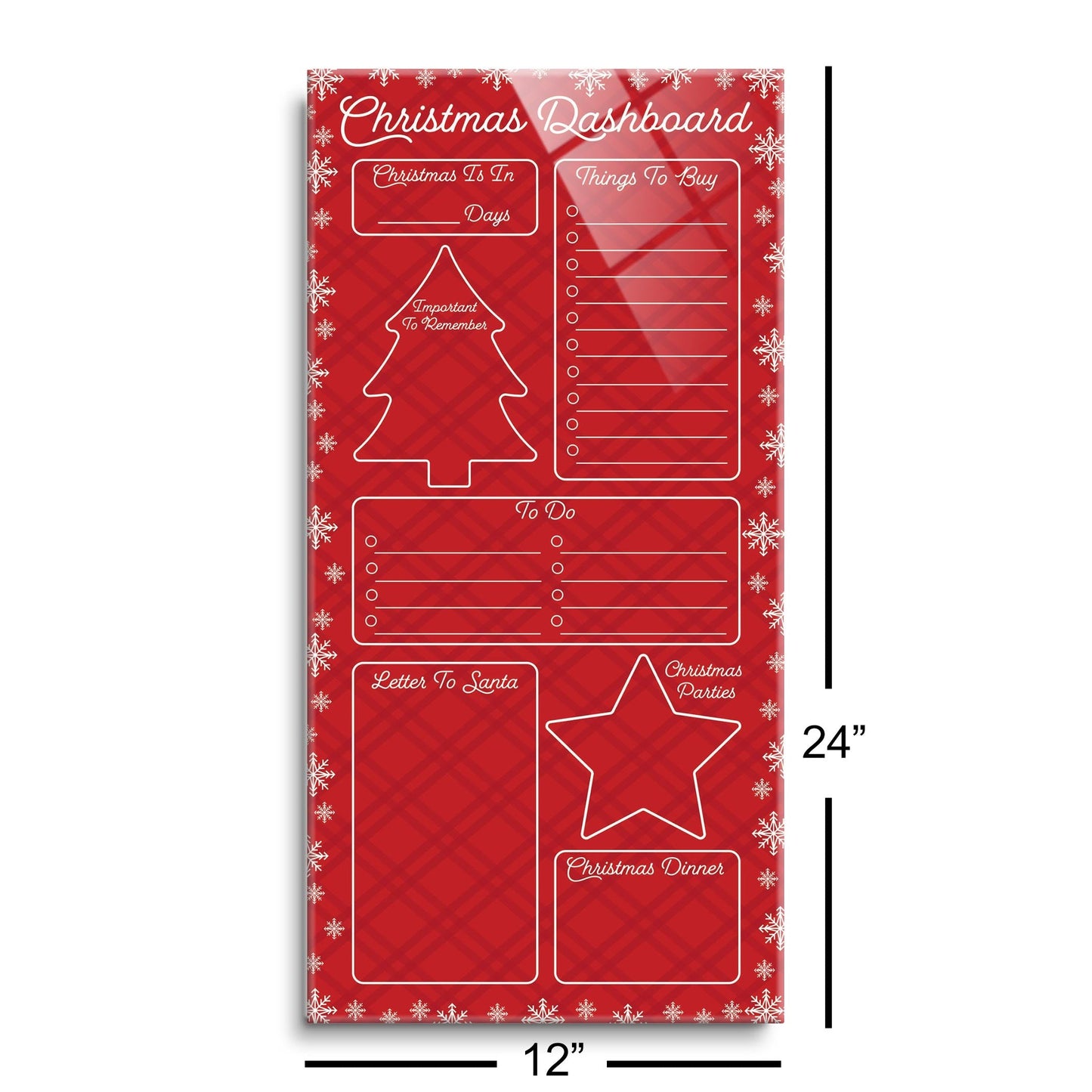Classy Christmas Dashboard | 12x24