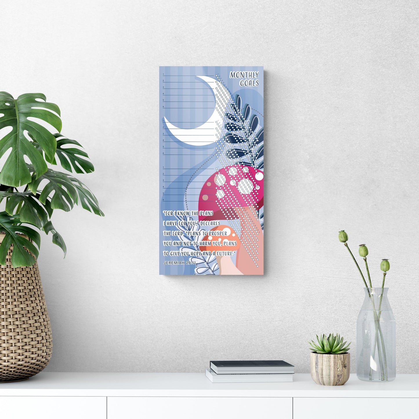 Children's Mushroom Habit Tracker | 12x24