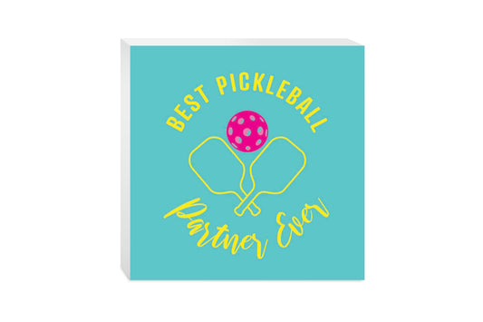 Neon Pickleball Best Pickleball Partner Ever | 10x10