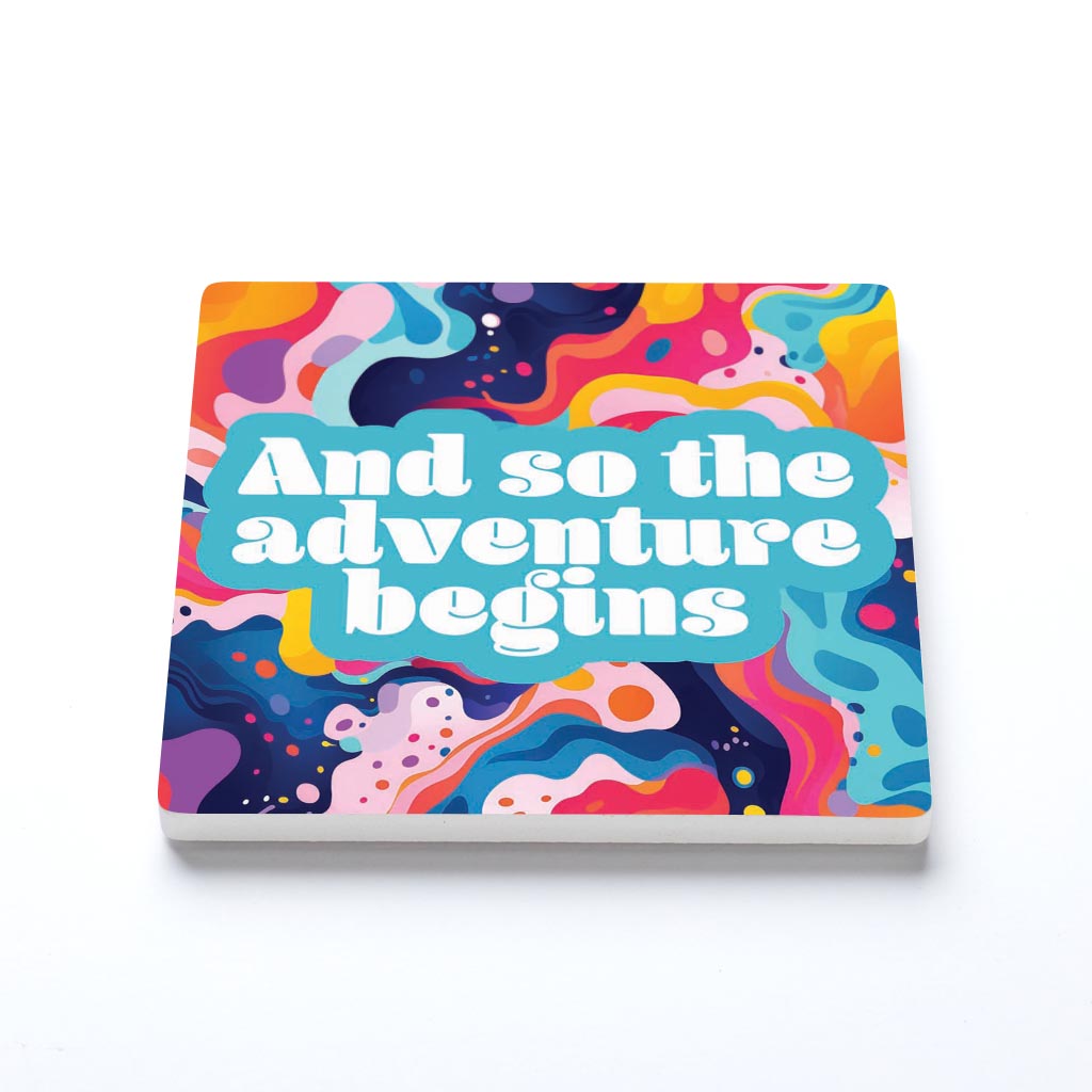 Graduation 2024 Adventure Begins Abstract Fluid | 4x4