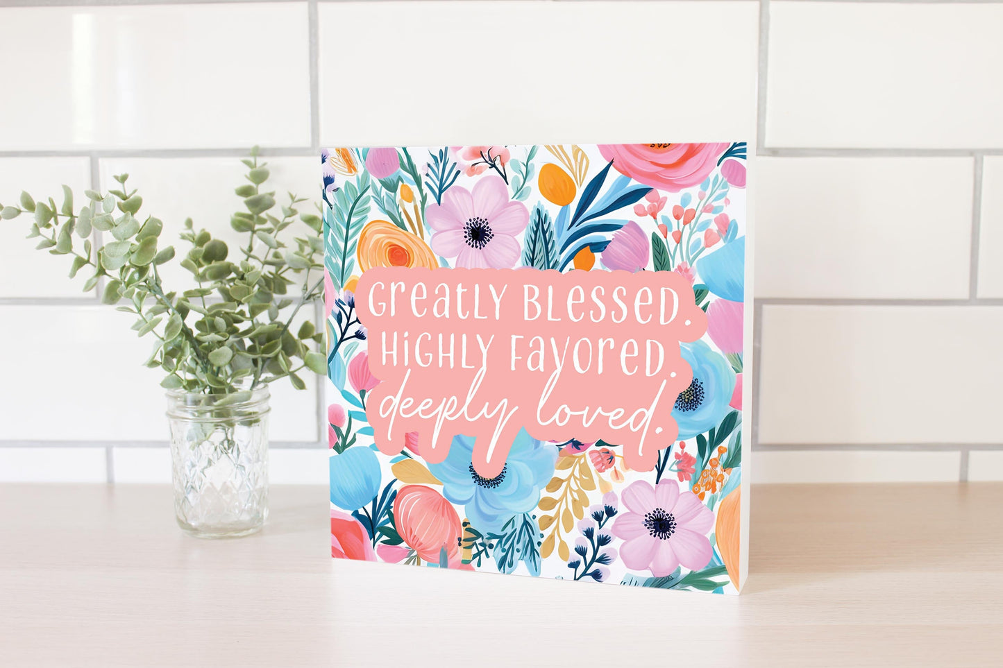 Floral Spring Deeply Loved | 10x10