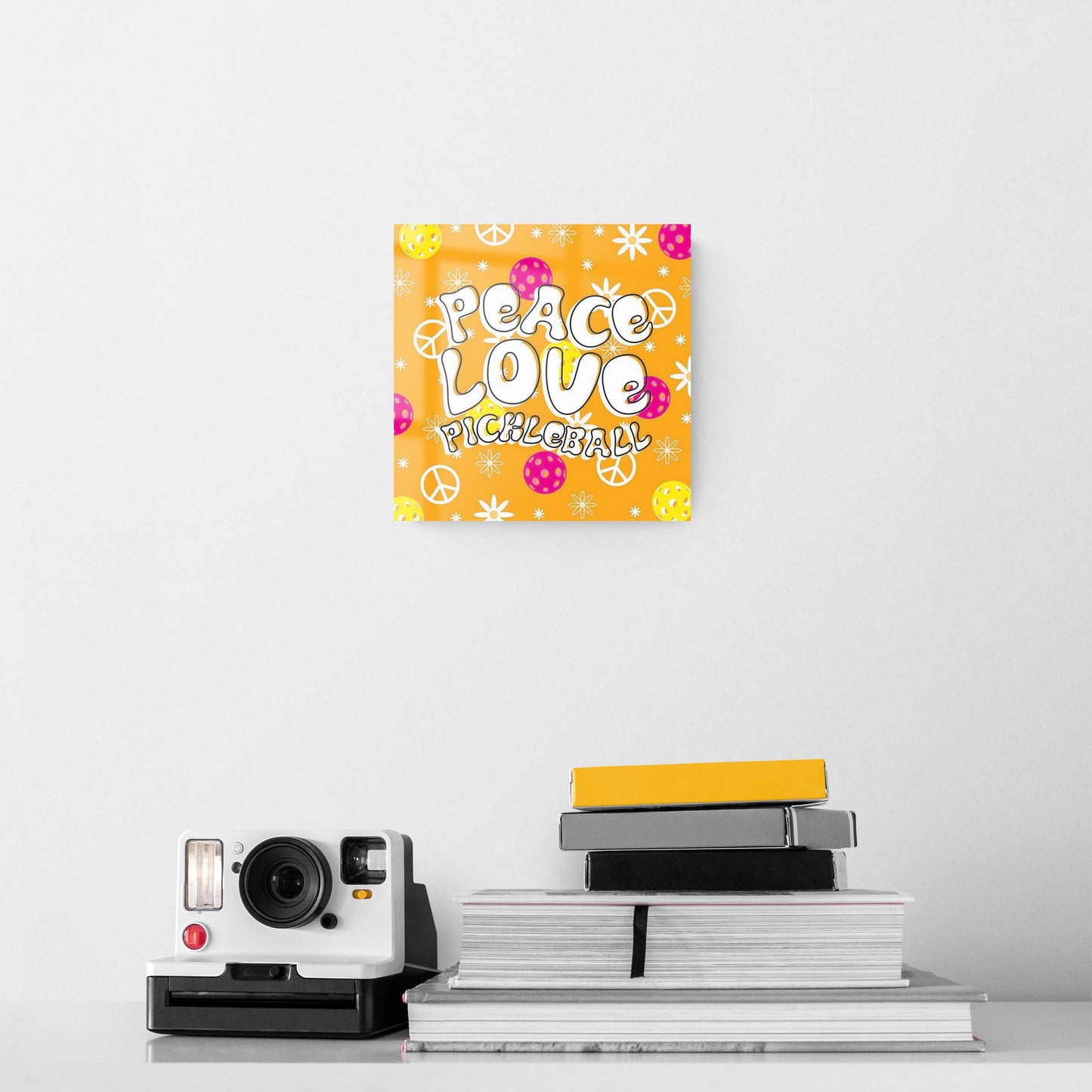 Neon Pickleball Peace Love Pickleball | 8x8