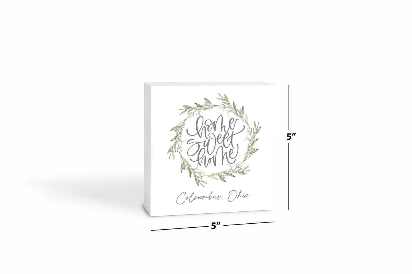 Clairmont & Co Local Home Sweet Home Wreath | 5x5