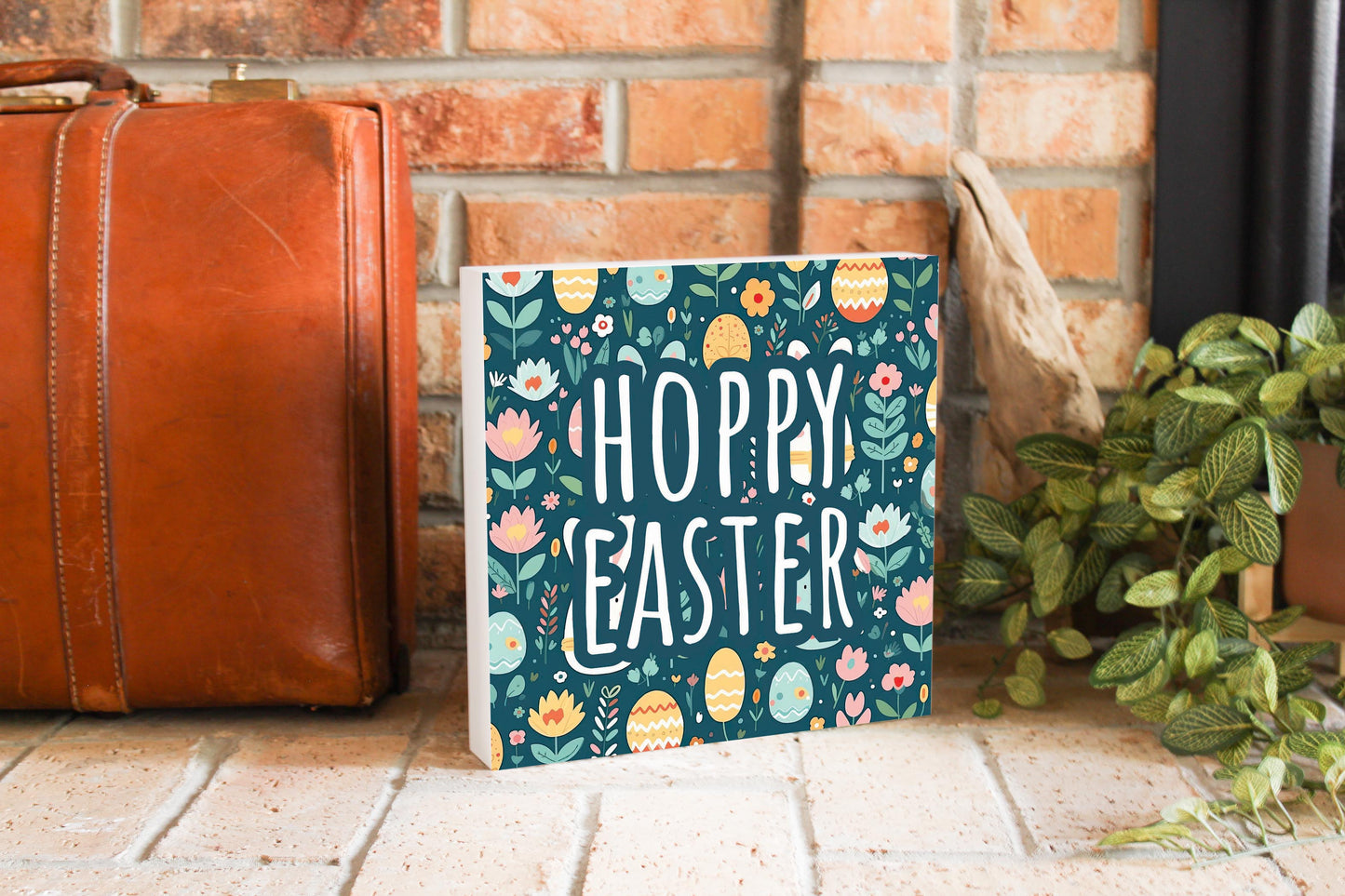 Spring Pastel Hoppy Easter | 10x10
