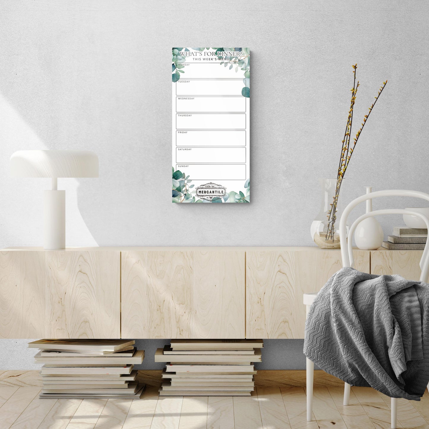 Eucalyptus What's For Dinner Mercantile | 12x24