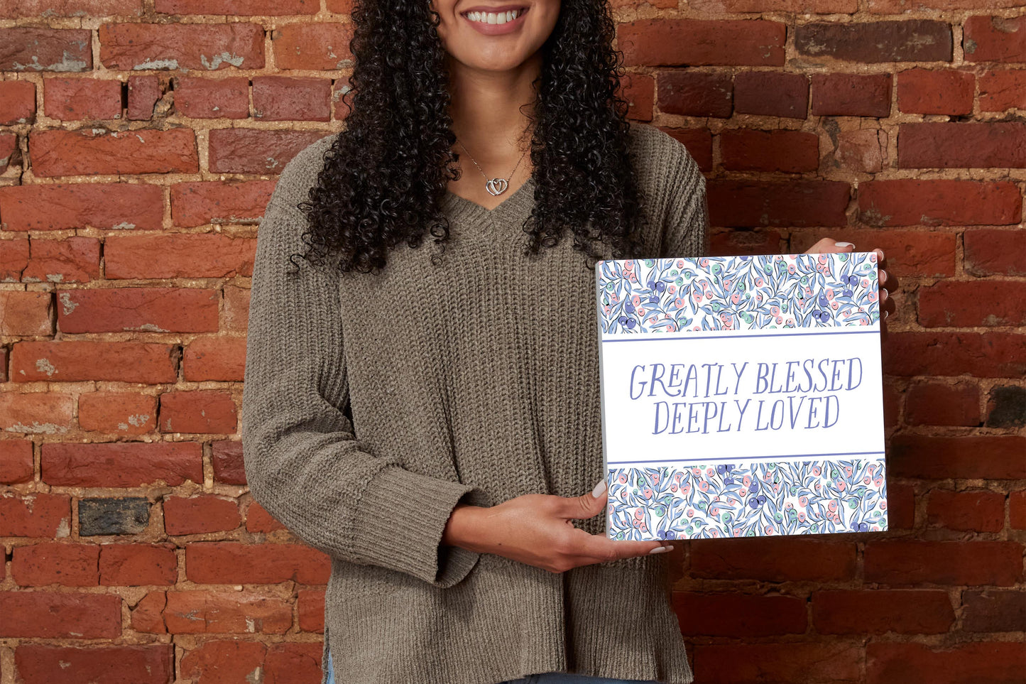 Clairmont & Co Faith Greatly Blessed Deeply Loved | 10x10