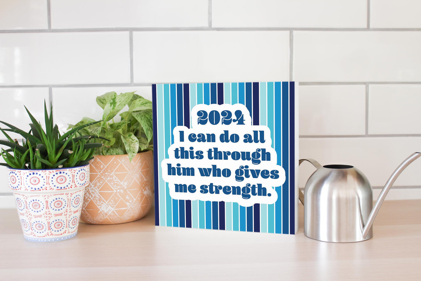 Graduation 2024 I Can Do All This Blue Stripe | 10x10