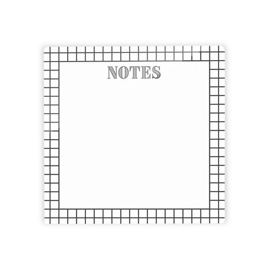 Black & White Pattern Notes Cross Line | 4x4