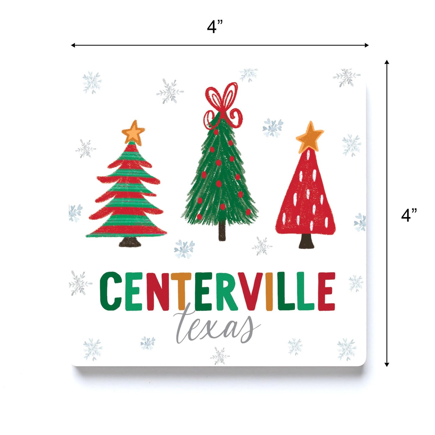 Sq Coaster Love Local Whimsy Wonderland Traditional | 4x4