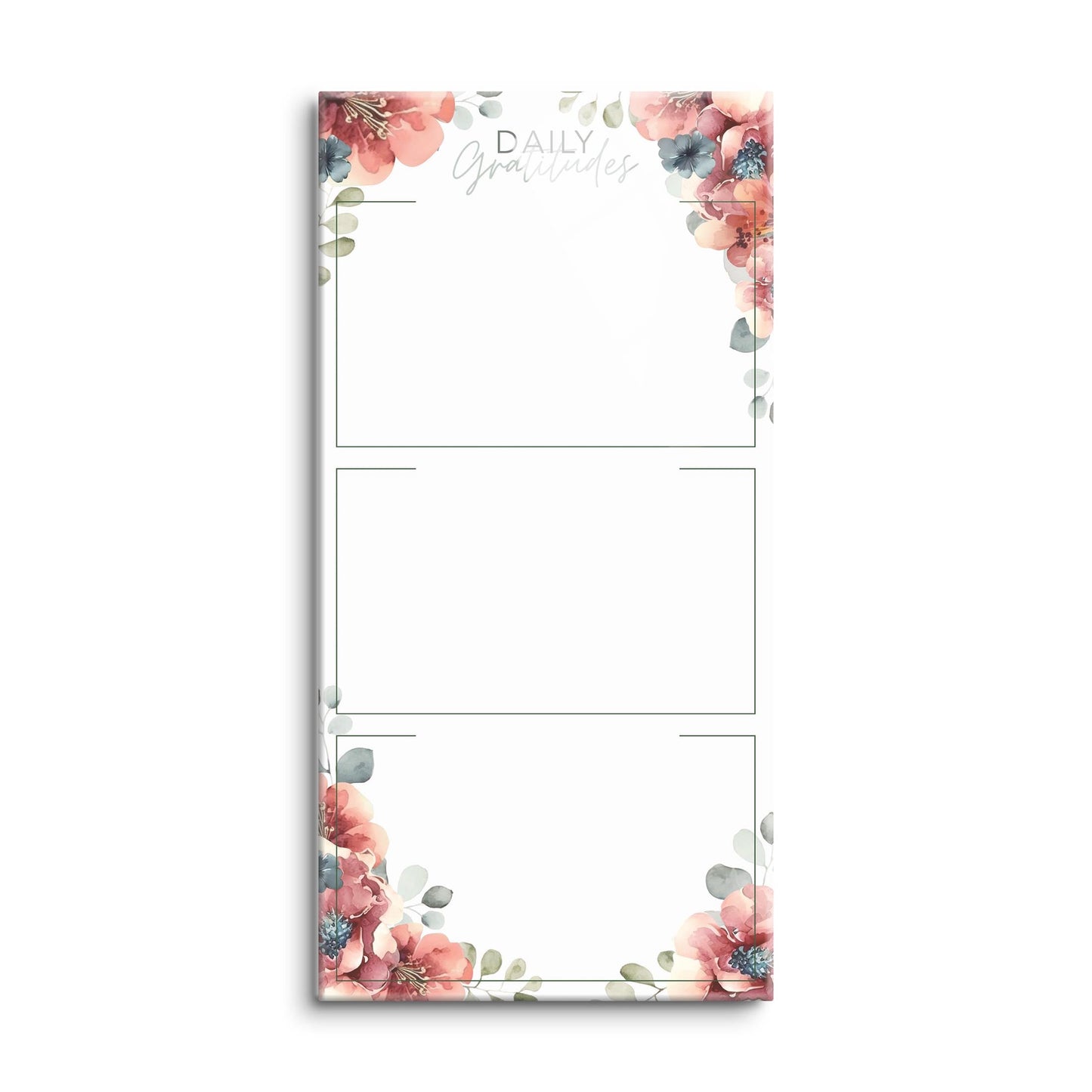 Floral Daily Gratitudes Message Board | 8x16
