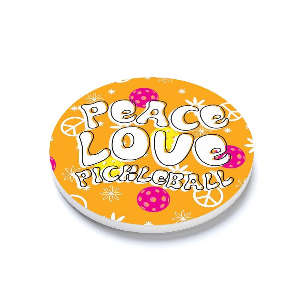 Neon Pickleball Peace Love Pickleball | 4x4