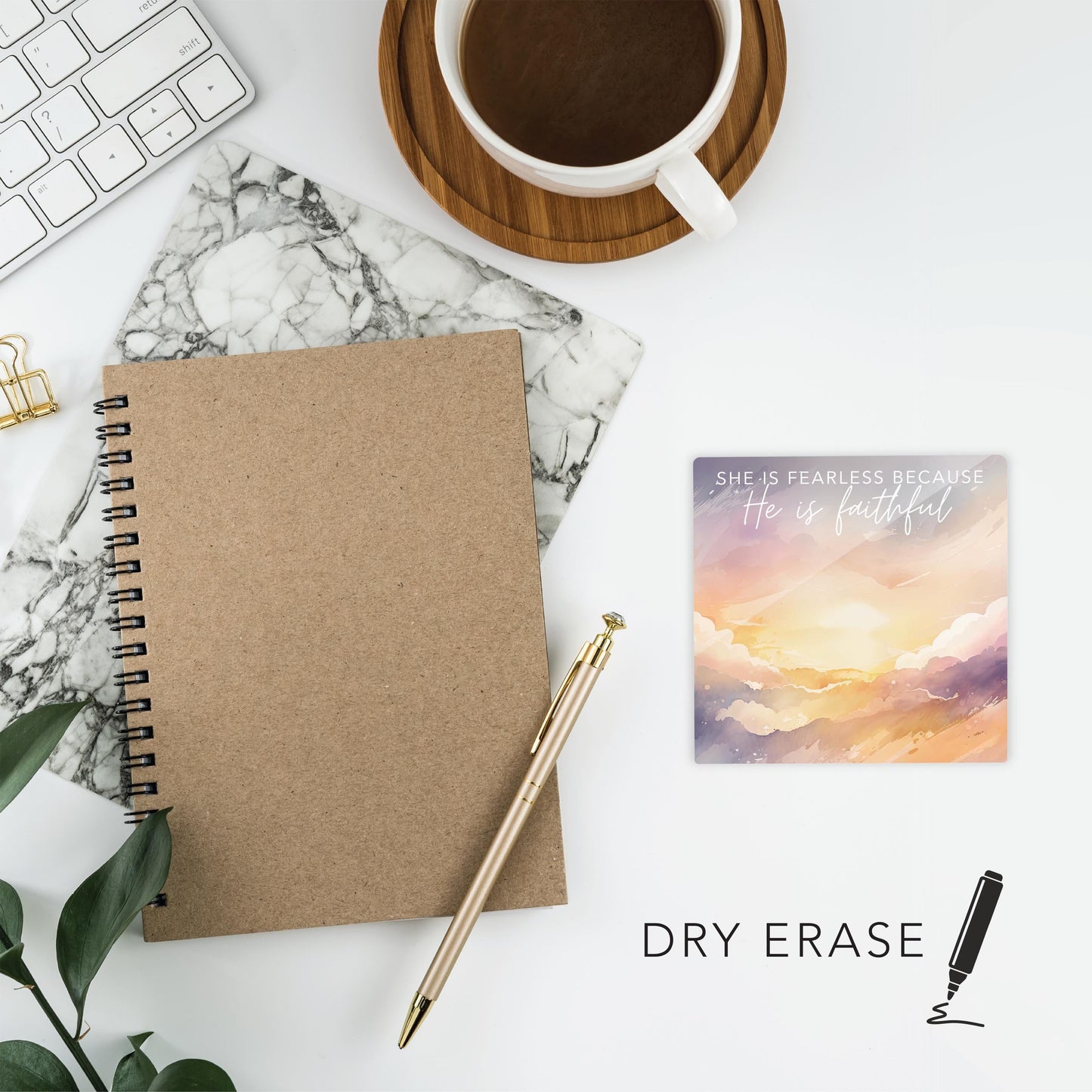 Colorful Faith Notes Sunset He Is Faithful | 4x4