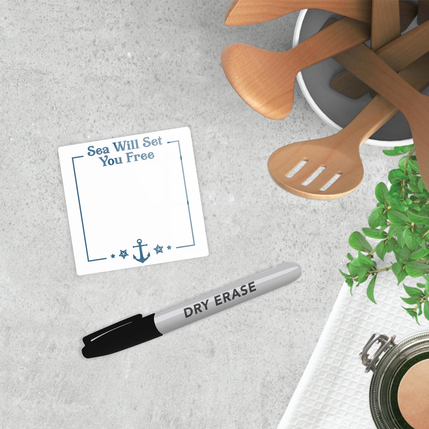Coastal Sea Will Set You Free Notes | 4x4