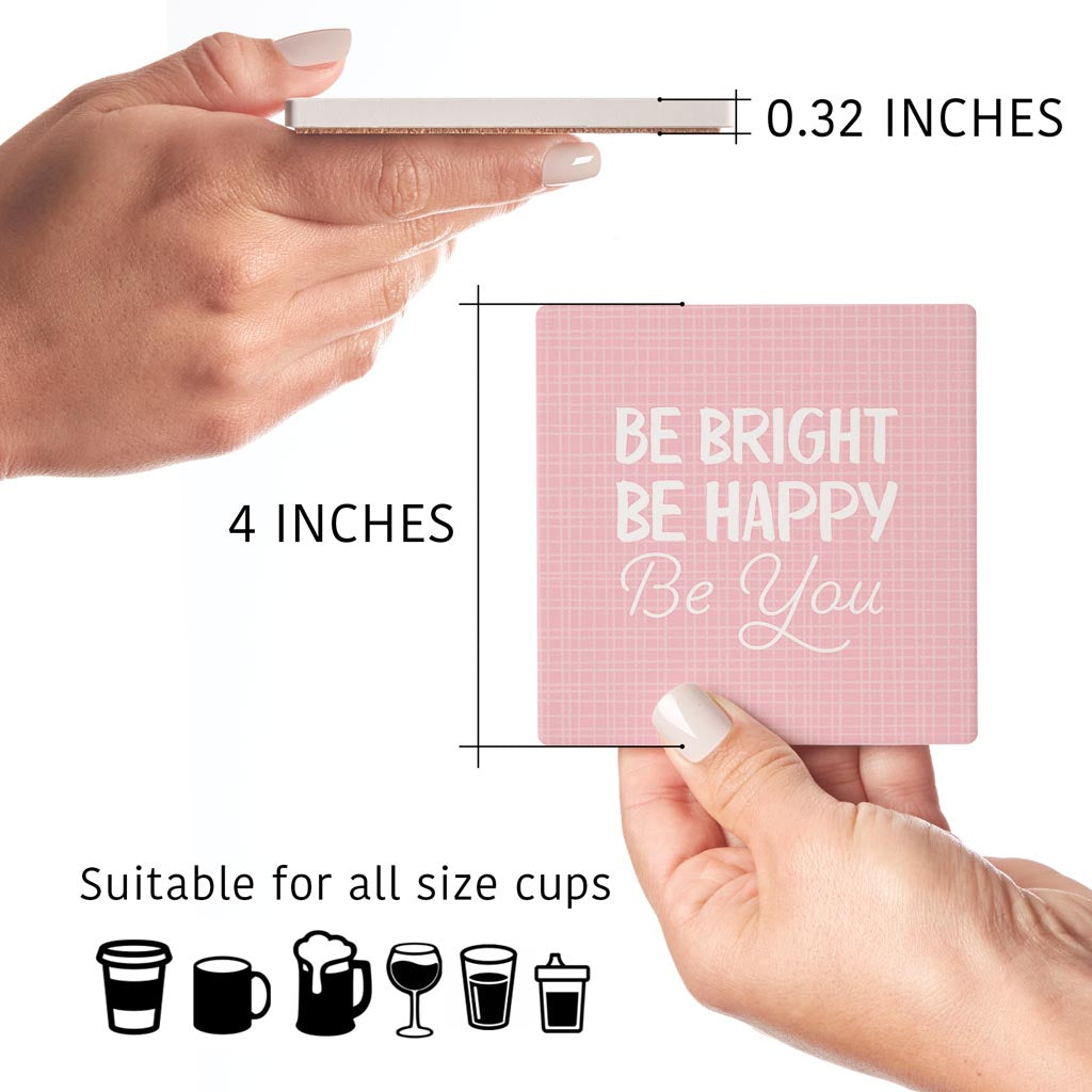 Spring Offset Square Coaster Set | 4x4