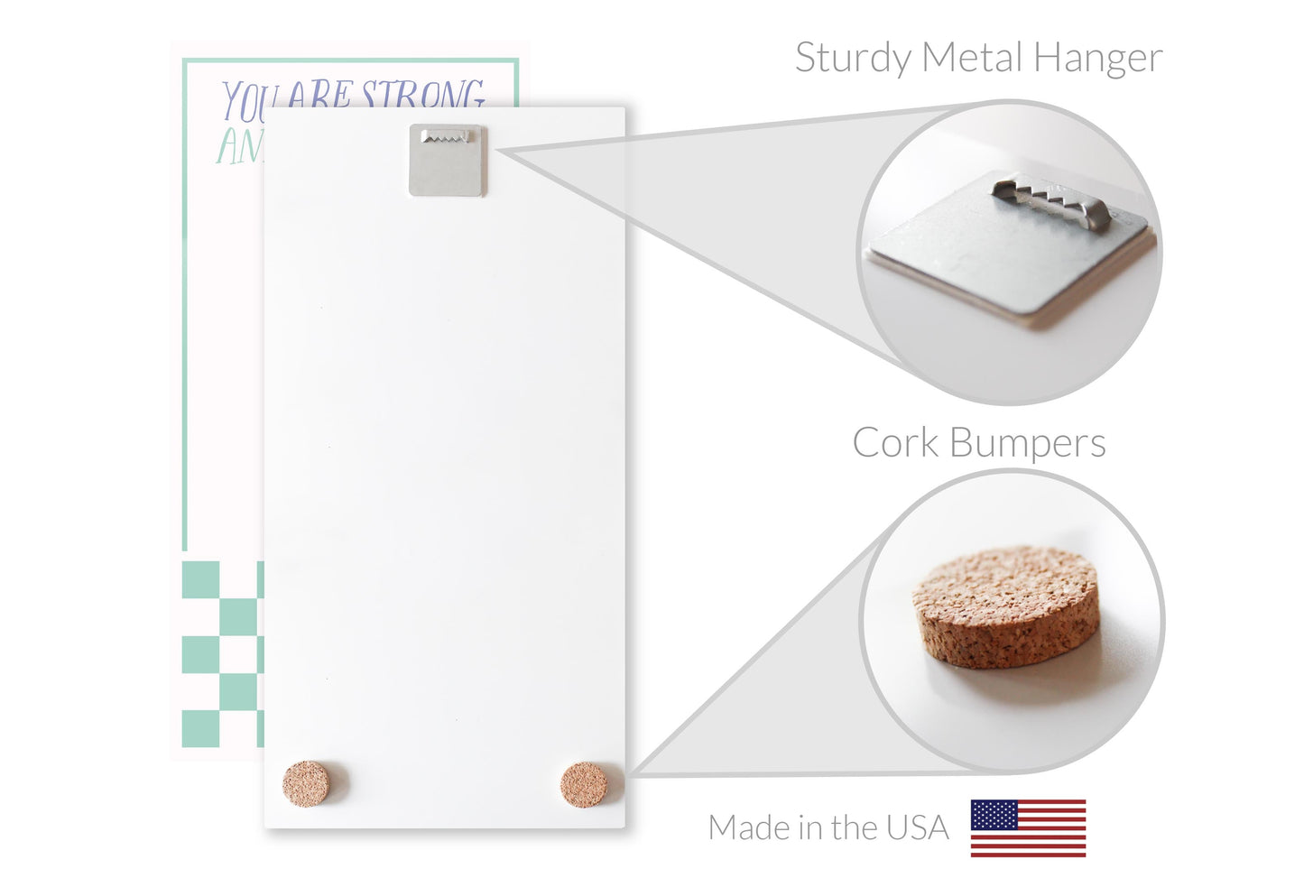 Clairmont & Co Faith You are Strong Notes 1 | 8x16