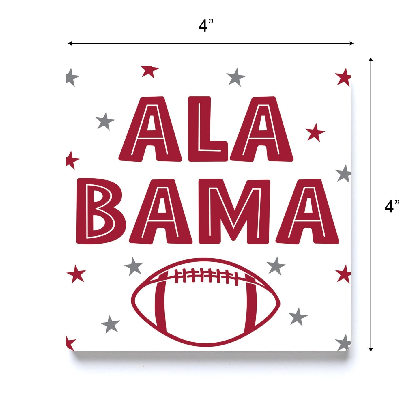 Clairmont & Co Game Day Stars Alabama | 4x4